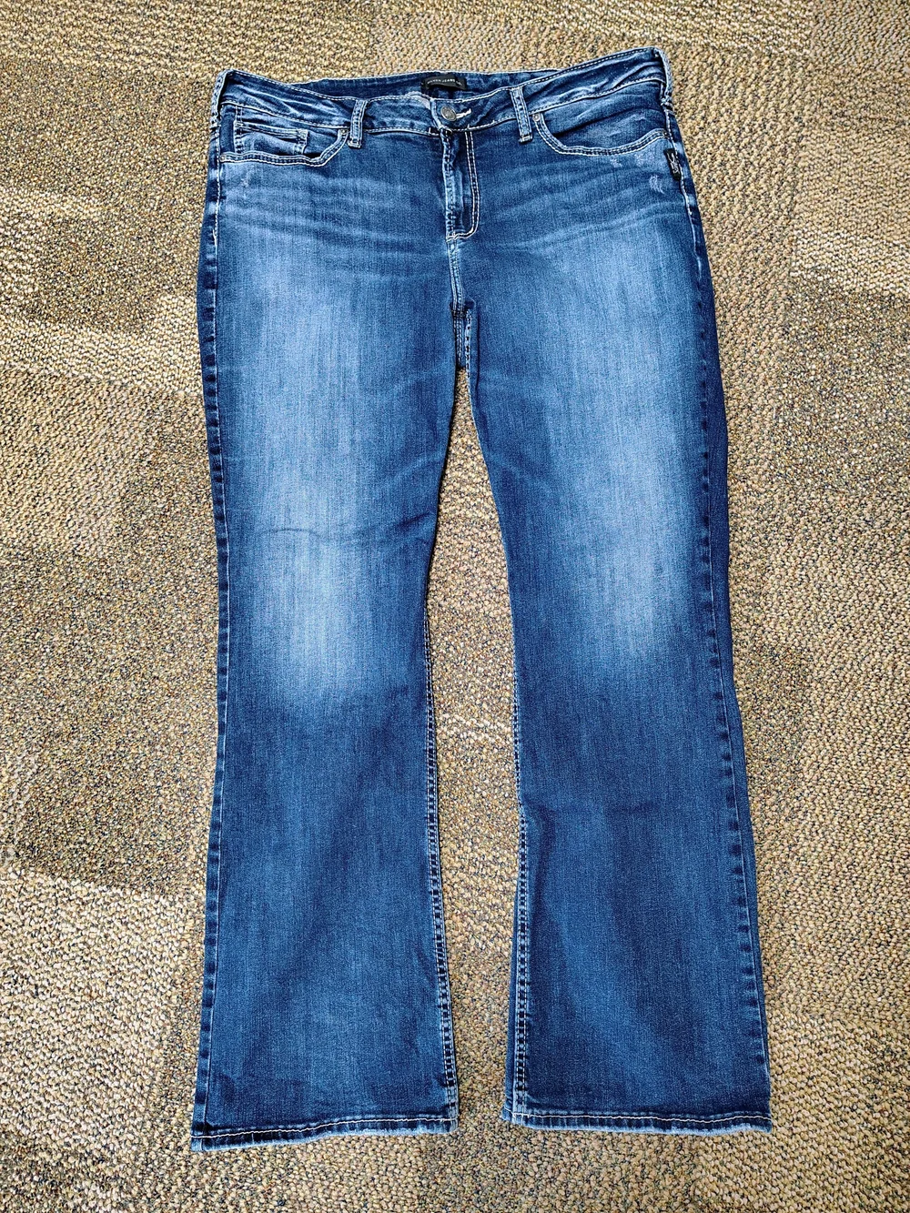 Silver Jeans Avery Slim Bootcut Jeans-womens Size 18/33